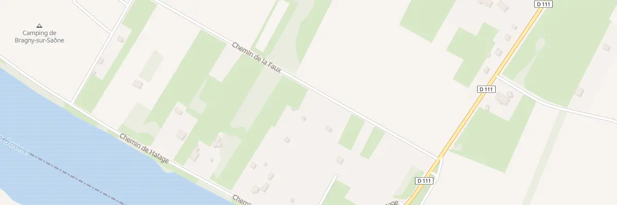 Plan du 7A Che de la Faux à Bragny-sur-Saône