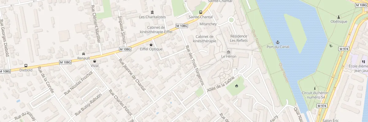 Plan du 35 Rue des Trois Forgerons à Dijon