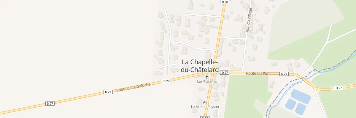 Plan du 12 Rue du Lt Chris. de Bellescize à La Chapelle-du-Châtelard