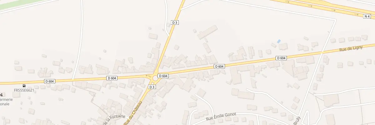 Plan du 38 Rue de St Dizier à Ancerville
