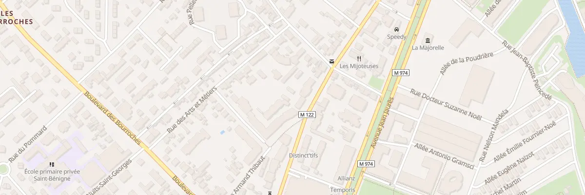 Plan du 38 Rue de Chenôve à Dijon