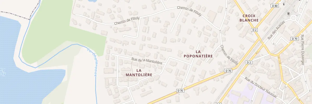 Plan du 20 Rue de la Mantolière à Villars-les-Dombes