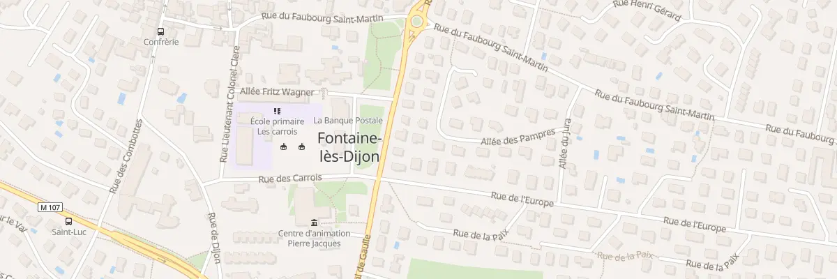 Plan du 13 All des Pampres à Fontaine-lès-Dijon