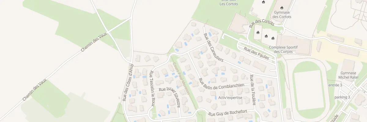 Plan du 14 Rue Tescelin le Roux à Fontaine-lès-Dijon
