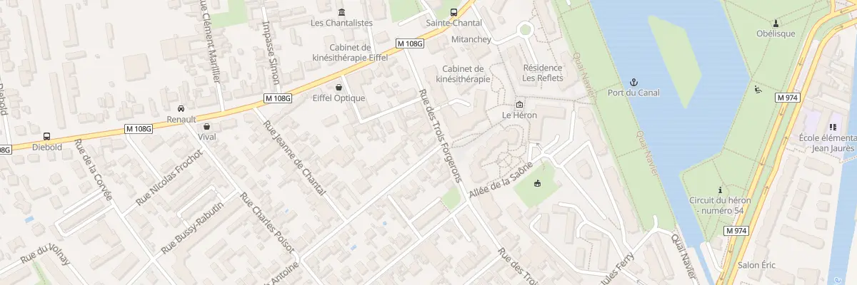 Plan du 31 Rue des Trois Forgerons à Dijon