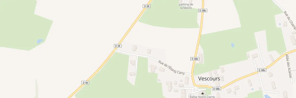 Plan du 138 Rue de l’Etang Carry à Vescours