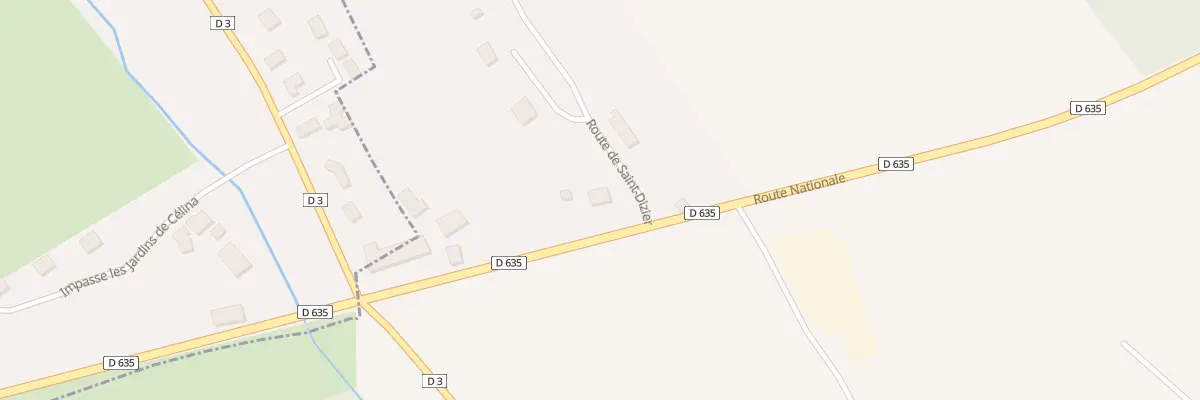 Plan du 1 Rte de Saint Dizier à Sommelonne