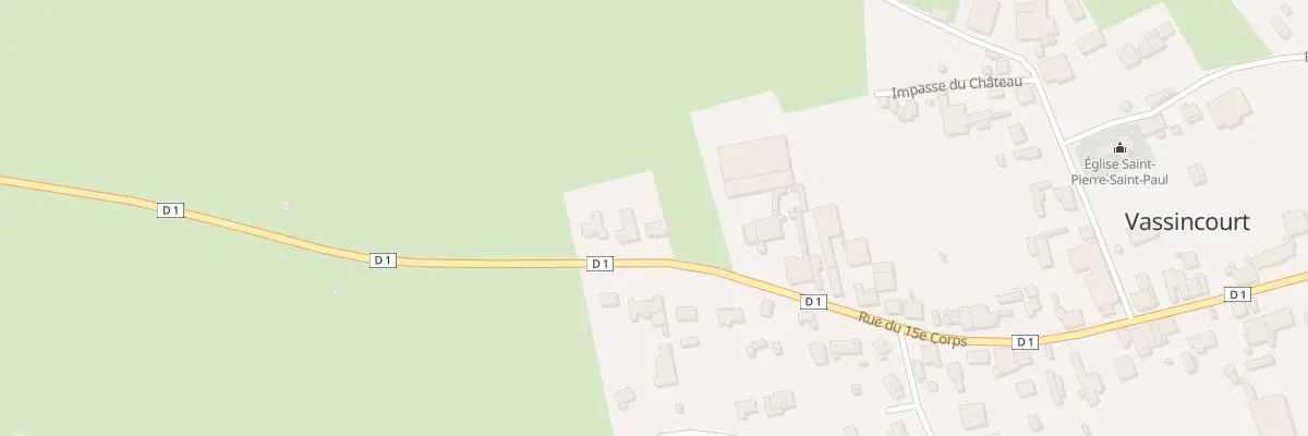 Plan du 58 Rue du 15eme Corps à Vassincourt