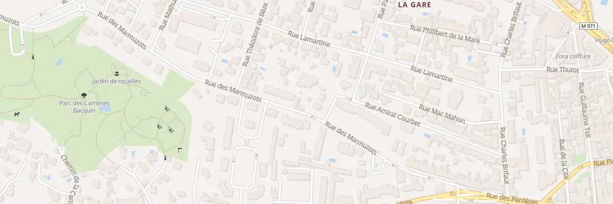 Plan du 36 Rue des Marmuzots à Dijon