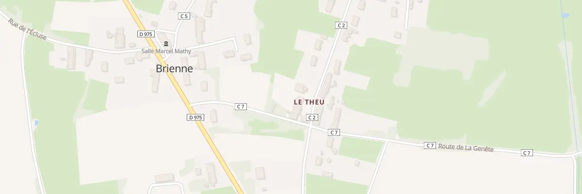 Plan du 251 Rue du Theu à Brienne