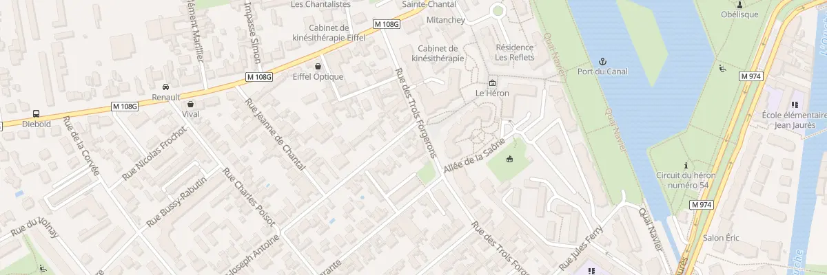 Plan du 29B Rue des Trois Forgerons à Dijon