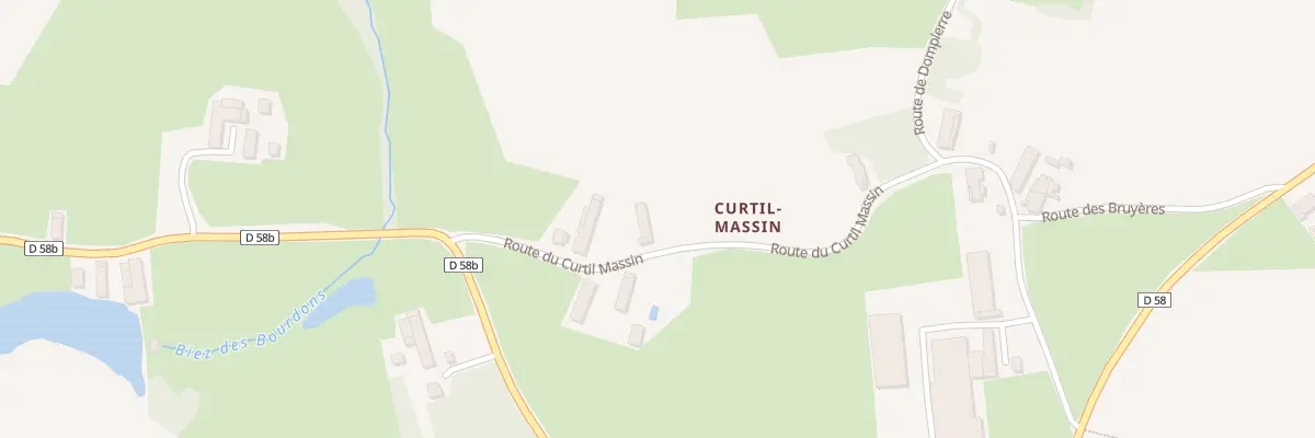 Plan du 486 Rte du Curtil Massin à Vescours