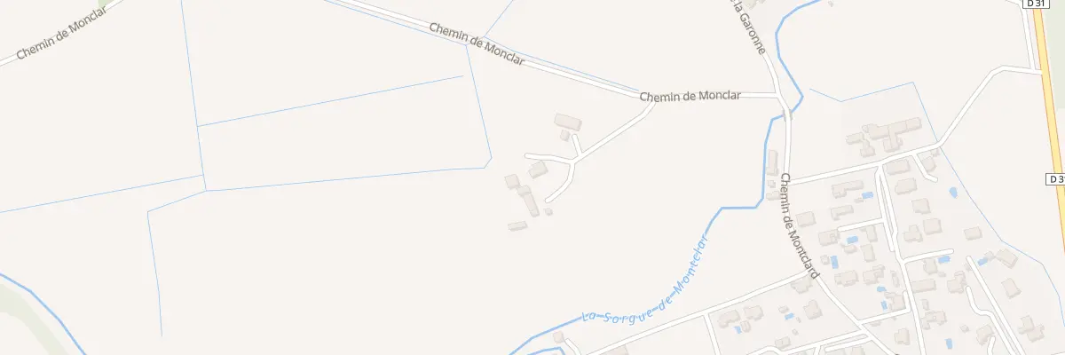 Plan du 2242 Che de Monclar au Thor