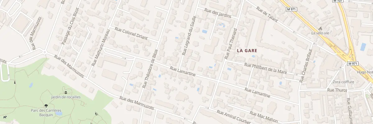 Plan du 4 Rue Legrand du Saulle à Dijon