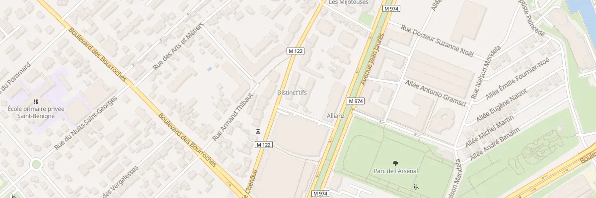 Plan du 51 Rue de Chenôve à Dijon