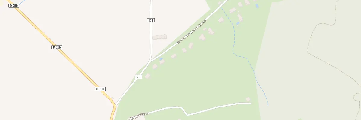 Plan du 335 Rte de St Oblas à Oytier-Saint-Oblas