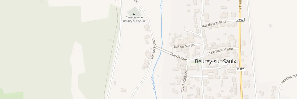Plan du 10 Rue du Moulin à Beurey-sur-Saulx