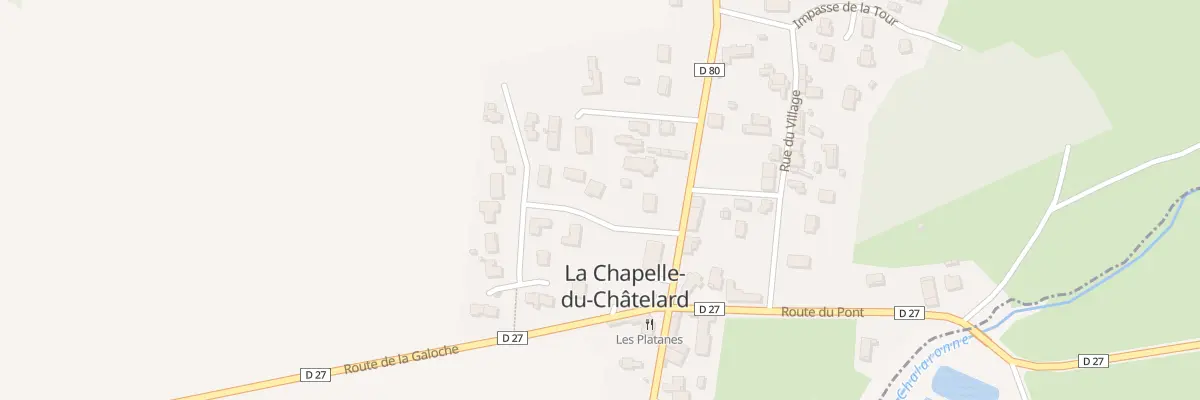 Plan du 9 Rue du Lt Chris. de Bellescize à La Chapelle-du-Châtelard
