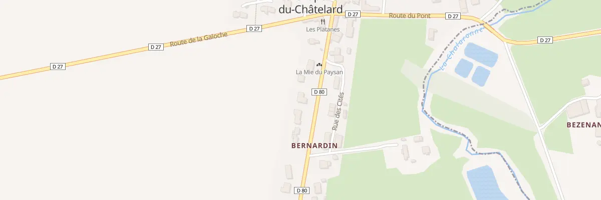 Plan du 152 Rte de Villars à La Chapelle-du-Châtelard