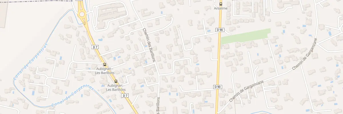 Plan du 5811 Chemin de Beaumes à Aubignan