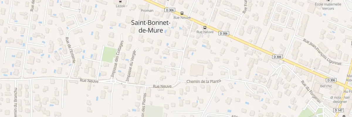 Plan du 10 Rue Neuve à Saint-Bonnet-de-Mure