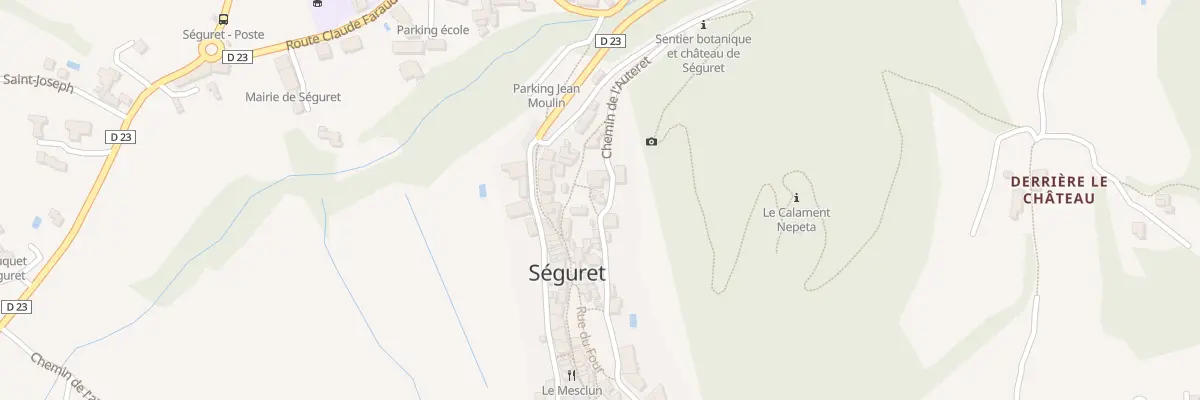 Plan du 5047 Le Village à Séguret