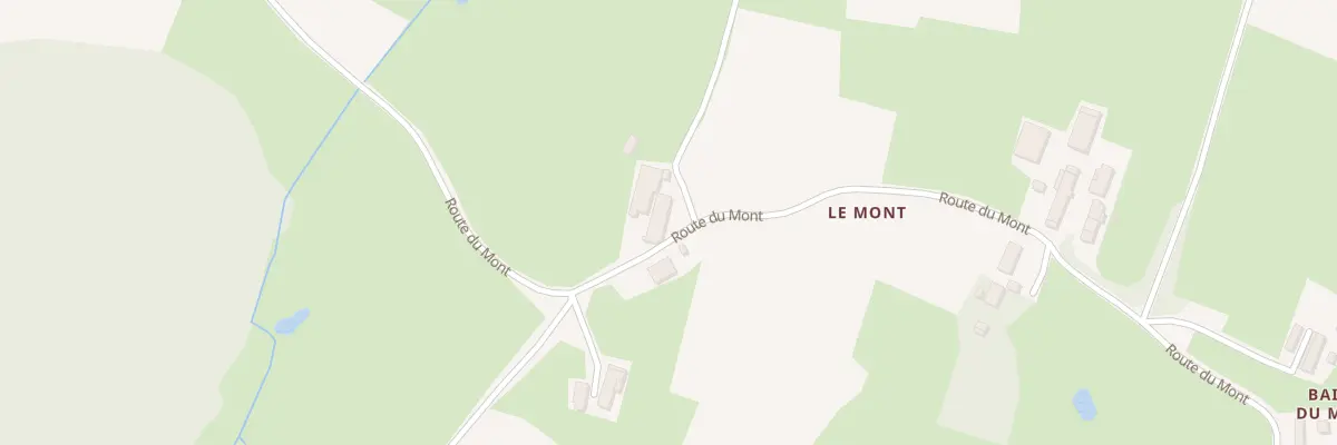 Plan du 689 Rte du Mont à Vescours