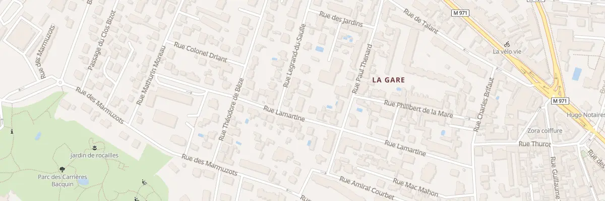 Plan du 22 Rue Lamartine à Dijon