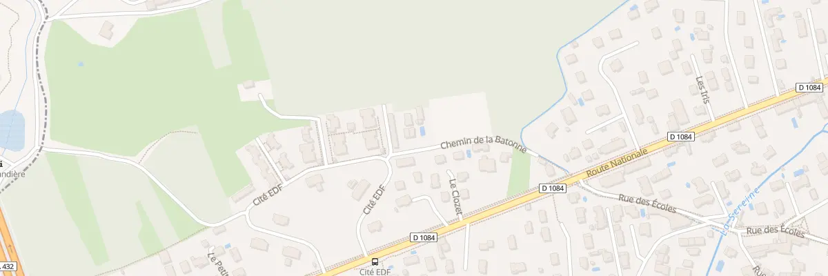 Plan du 210 Che de la Batonne à La Boisse