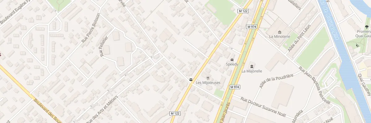 Plan du 28 Rue de Chenôve à Dijon