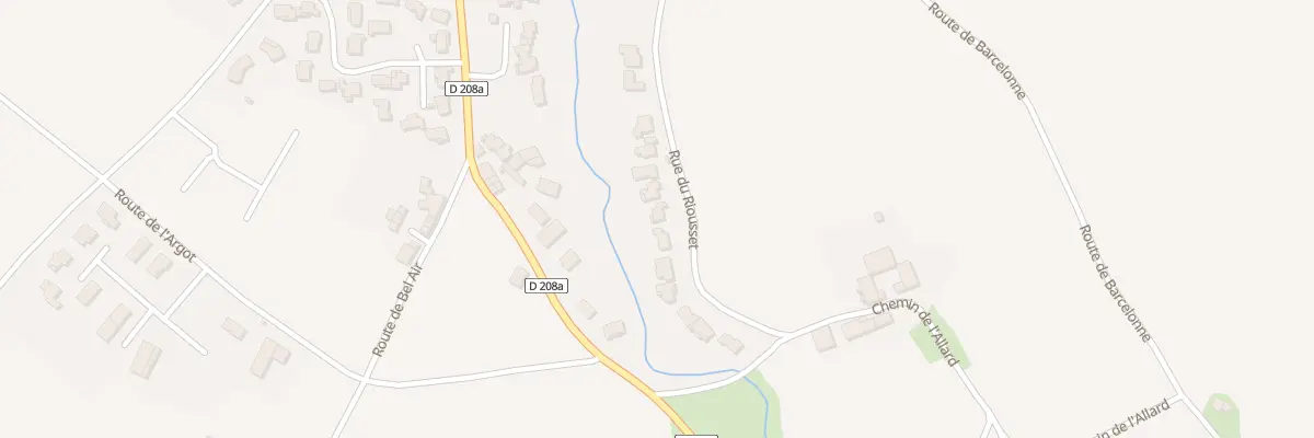 Plan du 250 Rue du Riousset à Montvendre