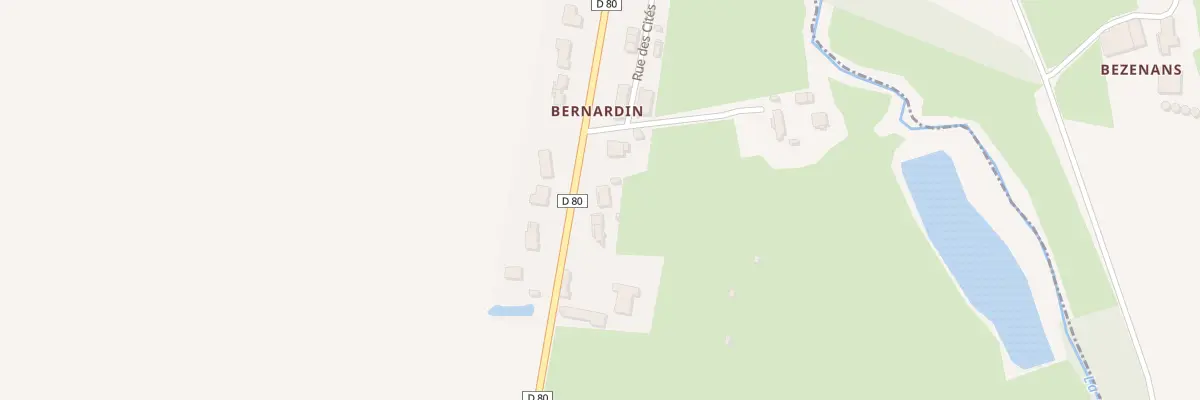 Plan du 5143 Bernardin à La Chapelle-du-Châtelard