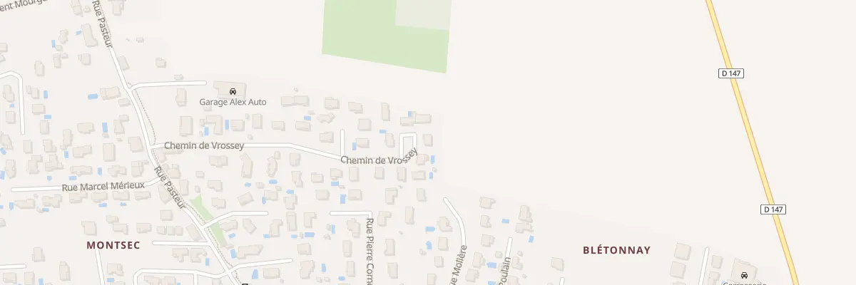 Plan du 20 Che de Vrossey à Genas