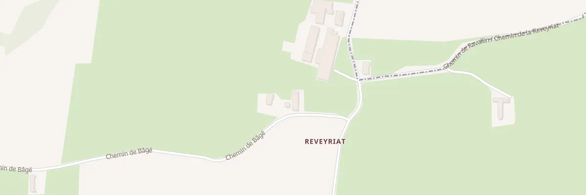 Plan du 80 Che de Bagé à Saint-Didier-d’Aussiat