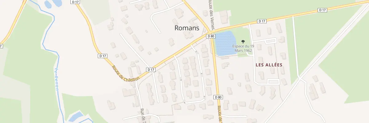 Plan du 1 Lot Domaine Comtesse de Dormy à Romans