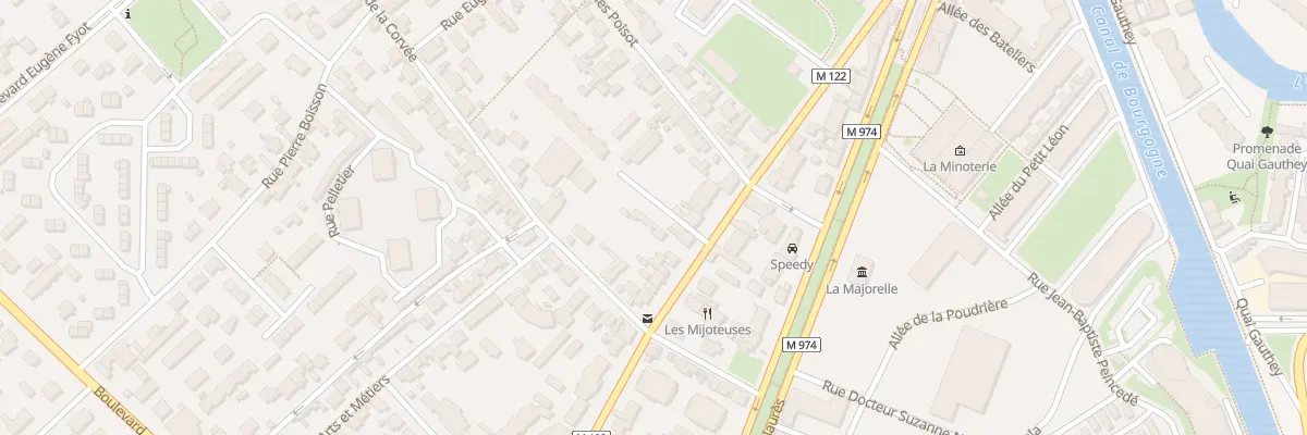 Plan du 22B Rue de Chenôve à Dijon