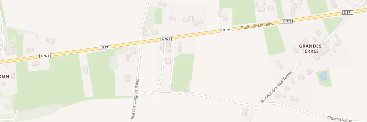 Plan du 648 Rte de Louhans à Brienne