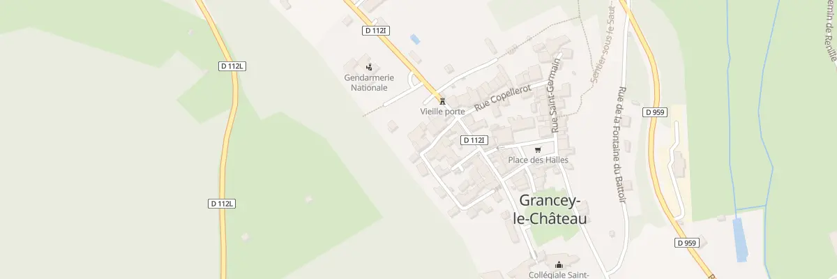 Plan du 4 Rue Saint Antoine à Grancey-le-Château-Neuvelle