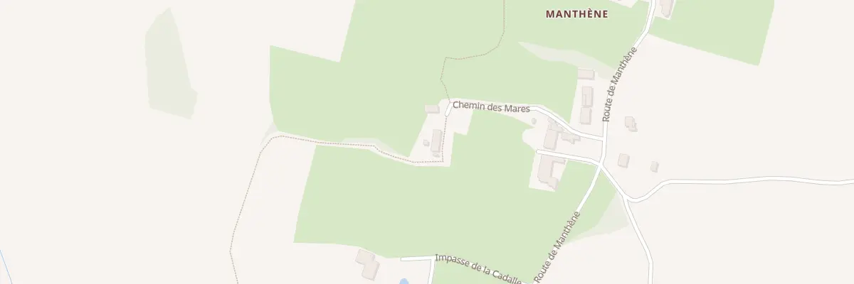 Plan du 210 Che des Mares à Saint-Genis-sur-Menthon