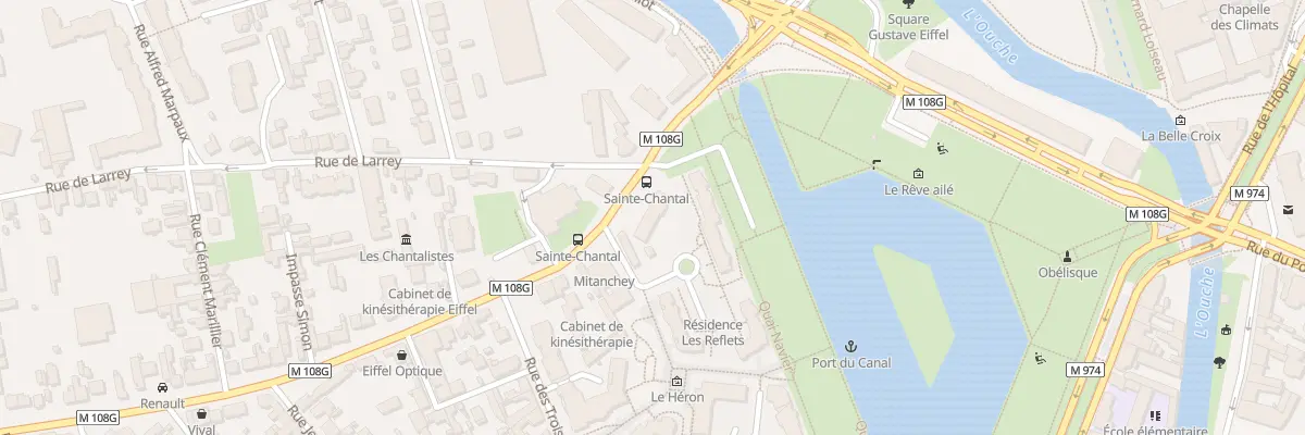 Plan du 15 Av Gustave Eiffel à Dijon