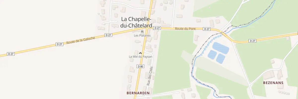 Plan du 33 Rue des Cités à La Chapelle-du-Châtelard