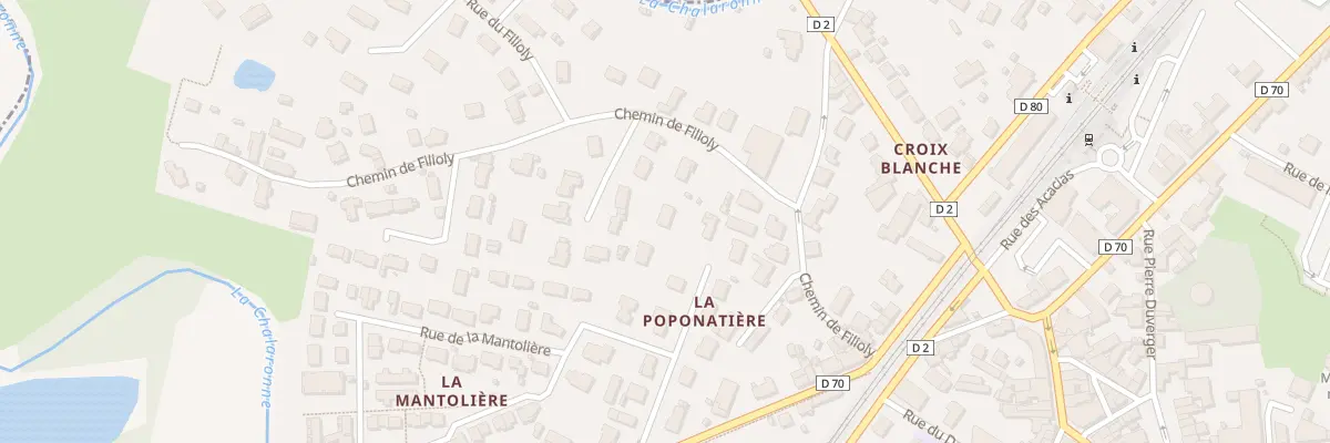 Plan du 161 All de la Poponatiere à Villars-les-Dombes