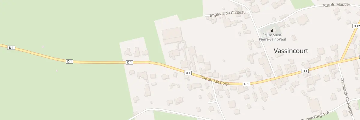 Plan du 56 Rue du 15eme Corps à Vassincourt