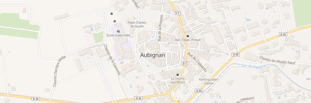 Plan du 5543 Rue du Portail Neuf à Aubignan