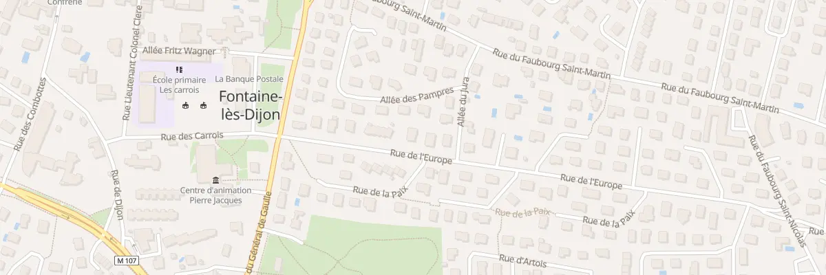 Plan du 17 Rue de l’Europe à Fontaine-lès-Dijon