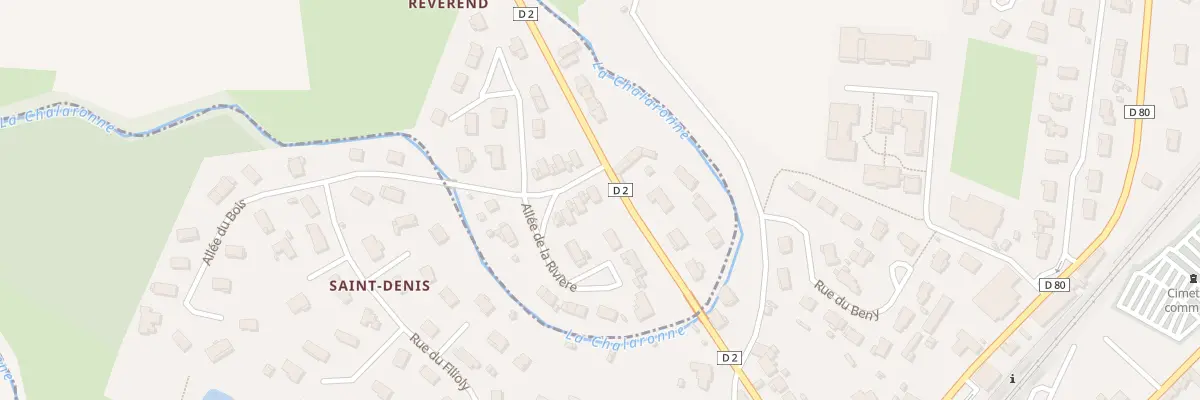 Plan du 5121 Reverend à Bouligneux