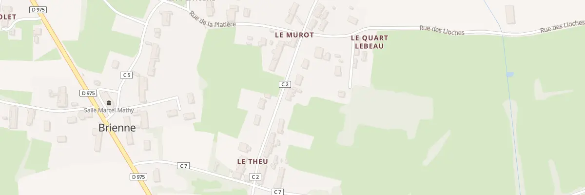 Plan du 364 Rue du Theu à Brienne