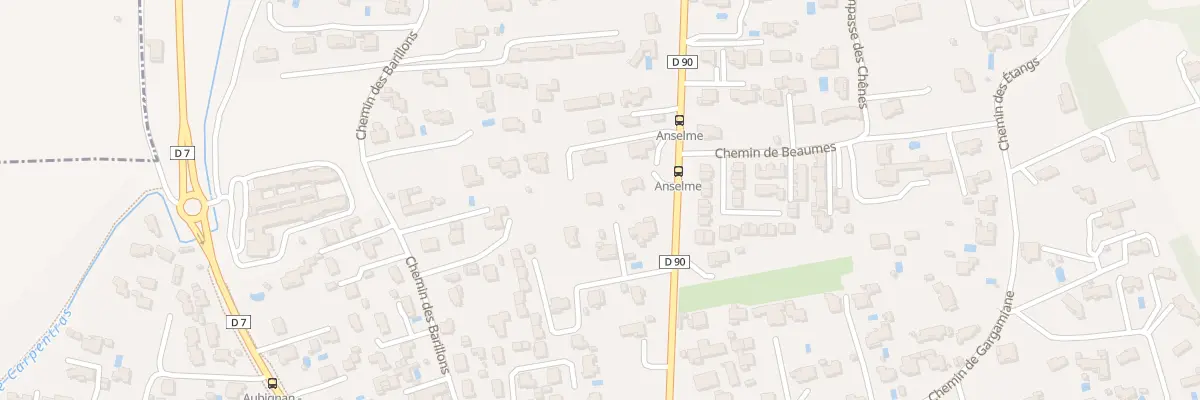 Plan du 6149 Chemin de Beaumes à Aubignan