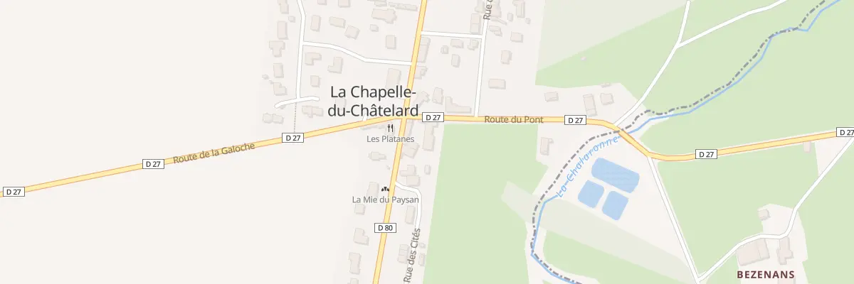 Plan du 6 Rte du Pont à La Chapelle-du-Châtelard