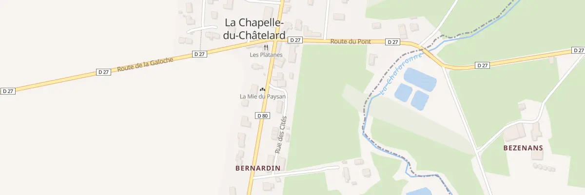 Plan du 45 Rue des Cités à La Chapelle-du-Châtelard